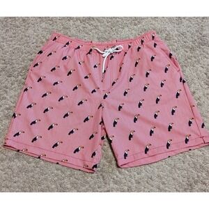 Mosmann Australia Mens Swim Shorts Trunks Sz XL Toucan Birds Stretch Quick Dry